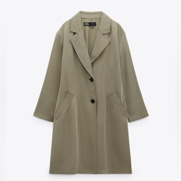 Zara Jackets & Blazers - Zara Flowy Trench Coat